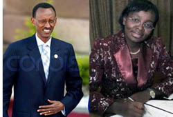 P. Kagame - V. Ingabire