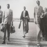 Uhereye ibumoso: Makuza, Mbonyumutwa, Ruzibiza, Ndazaro, Nzeyimana (M. POCHET, Rétrospective: Le problème ruandais. Le RADER …, Dossiers 6, p. 33)